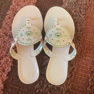 Girls Size 1- jelly Jack Rogers